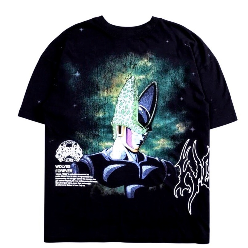 Darc Sport x Dragon Ball Z "Cell Energy" Oversized Tee, Size M